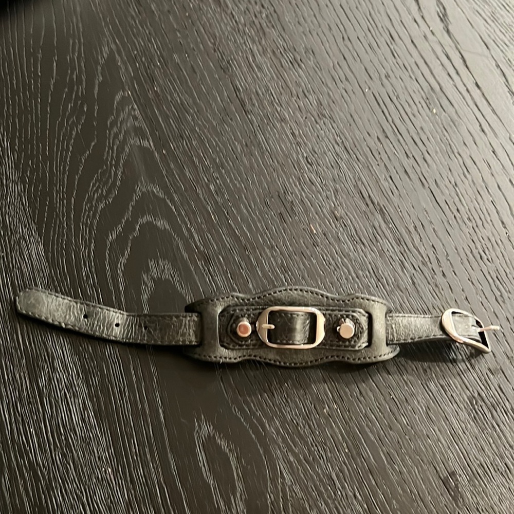 Balenciaga leather bracelet